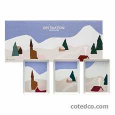 Coffret 3 mini plateaux 16x12cm