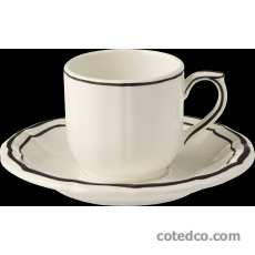 Tasse et soucoupe café - 11 cl - diam. 14 cm