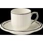 Tasse et soucoupe café - 11 cl - diam. 14 cm