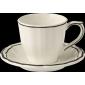 Tasse et soucoupe thé U.S. - 25 cl - diam. 15,3 cm