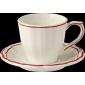 Tasse et soucoupe thé U.S. - 25 cl - diam. 15,3 cm