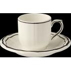 Tasse et soucoupe café - 11 cl - diam. 14 cm