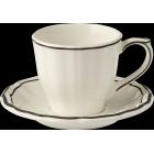 Tasse et soucoupe thé U.S. - 25 cl - diam. 15,3 cm