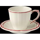 Tasse et soucoupe thé U.S. - 25 cl - diam. 15,3 cm