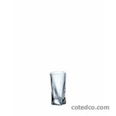 Coffret 6 verres vodka 8cl - Quadro - Cristallin