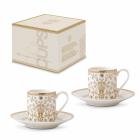 Set 2 Tasses café 8cl & soucoupe