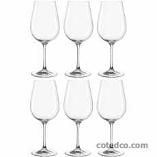 Coffret 6 Verres à pied 58cl & 23cm