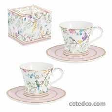 Coffret 2 Tasses café & soucoupe 8cl