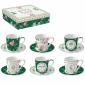 Coffret 6 P-Tasse café en Porcelaine