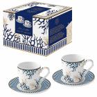 Set 2 Tasses café 8cl & soucoupe