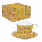 Tasse déjeuner & soucoupe - 33cl - Jaune