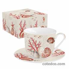 Tasse déjeuner & soucoupe - 40cl