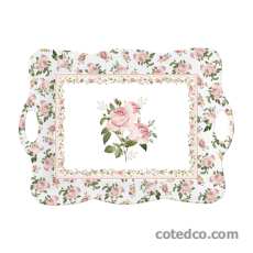 Plateau Feston 53x38cm en Acrylique