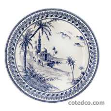 Assiette mignardise - Vue d Orient - diam. 12.8 cm