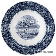 Assiette plate - Rébus - diam. 27.4 cm