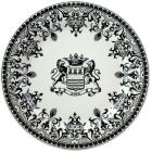 Assiette plate - Blason - diam. 27.4 cm