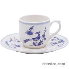 Tasse et soucoupe café - 11 cl - diam. 14 cm